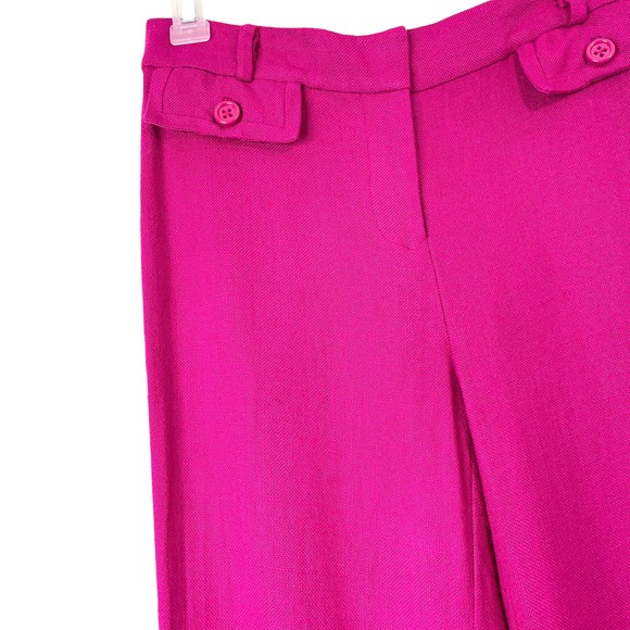 Kate Spade Stargazer viscose hot pink pants Sz 4 magenta fuchsia pink - Picture 9 of 9